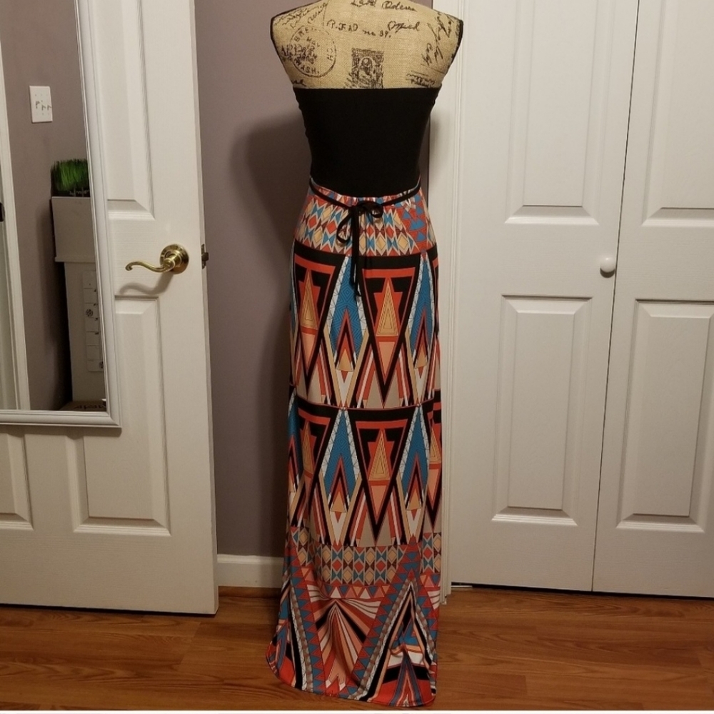 Multi Color Maxi Dress - Picture 2 of 5